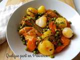 Poulet aux legumes facon navarin