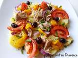 Salade pommes de terre thon et tomates