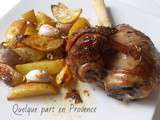 Souris d'agneau aux pommes de terre et ail confit