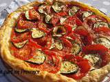 Tarte tomates courgettes et chevre