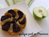 Tartelettes tatin de boudin noir aux pommes