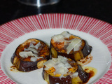 Aubergines à la vinaigrette italienne
