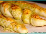 Bâtonnets de pain au fromage #breadsticks