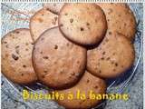 Biscuits à la banane