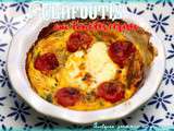 Clafoutis aux tomates cerises et fromage de chèvre