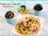 Cookies aux 3 chocolats