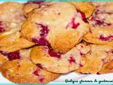 Cookies framboise et chocolat blanc