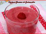 Crème aux framboises vegan