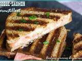 Croque-saumon croustillant