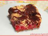 Crumb cake chocolat framboise