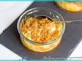 Crumble au fromage blanc et palet breton