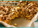 Crumble aux pommes aux graines