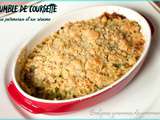 Crumble de courgette au parmesan et au sésame