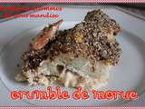 Crumble de morue