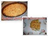 Crumble de saumon et courgettes