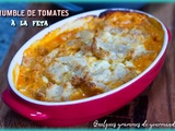 Crumble de tomates à la feta