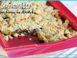 Crumble kiwi – banane au chocolat