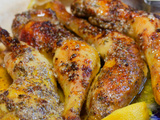 Cuisses de Poulet rôties au Yaourt et zaatar