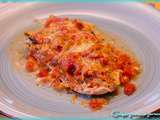 Escalopes de dinde gratinées à la tomate