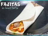 Fajitas au boeuf haché