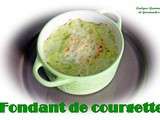 Fondant de courgette