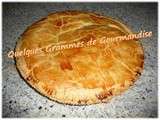 Galette des rois aux biscuits roses et aux framboises