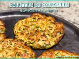 Galettes de courgette aux noisettes