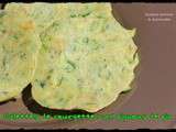 Galettes de courgettes aux pignons de pin