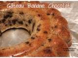 Gâteau banane chocolat