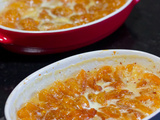 Gratin de mirabelles à la noisette