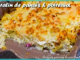 Gratin de panais et poireaux