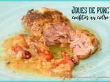 Joues de porc confites au cidre