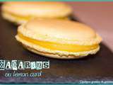 Macarons au lemon curd