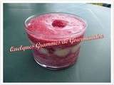 Mousse de framboises au mascarpone