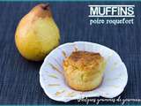 Muffins poire-roquefort