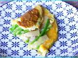 Omelette aux asperges des bois