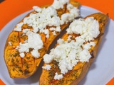 Patates douces rôties à la feta