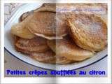 Petites Crêpes soufflées au citron