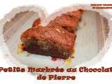 Petits marbrés au chocolat de Pierre