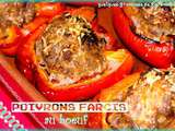 Poivrons farcis au boeuf