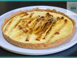 Quiche aux asperges rôties