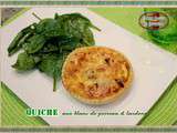 Quiche aux blancs de poireaux & lardons #Marque Repère