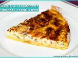 Quiche aux courgettes lardons et cancoillotte