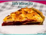 Quiche betterave feta