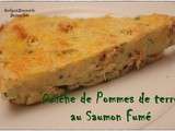 Quiche de pommes de terre au saumon fumé (thermomix)