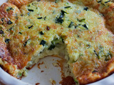 Quiche sans pâte courgette et roquefort #ww