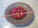 Salade de chou rouge