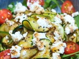 Salade de courgettes grillées