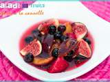 Salade de fruits infusés à la cannelle