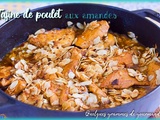 Tajine de poulet aux amandes